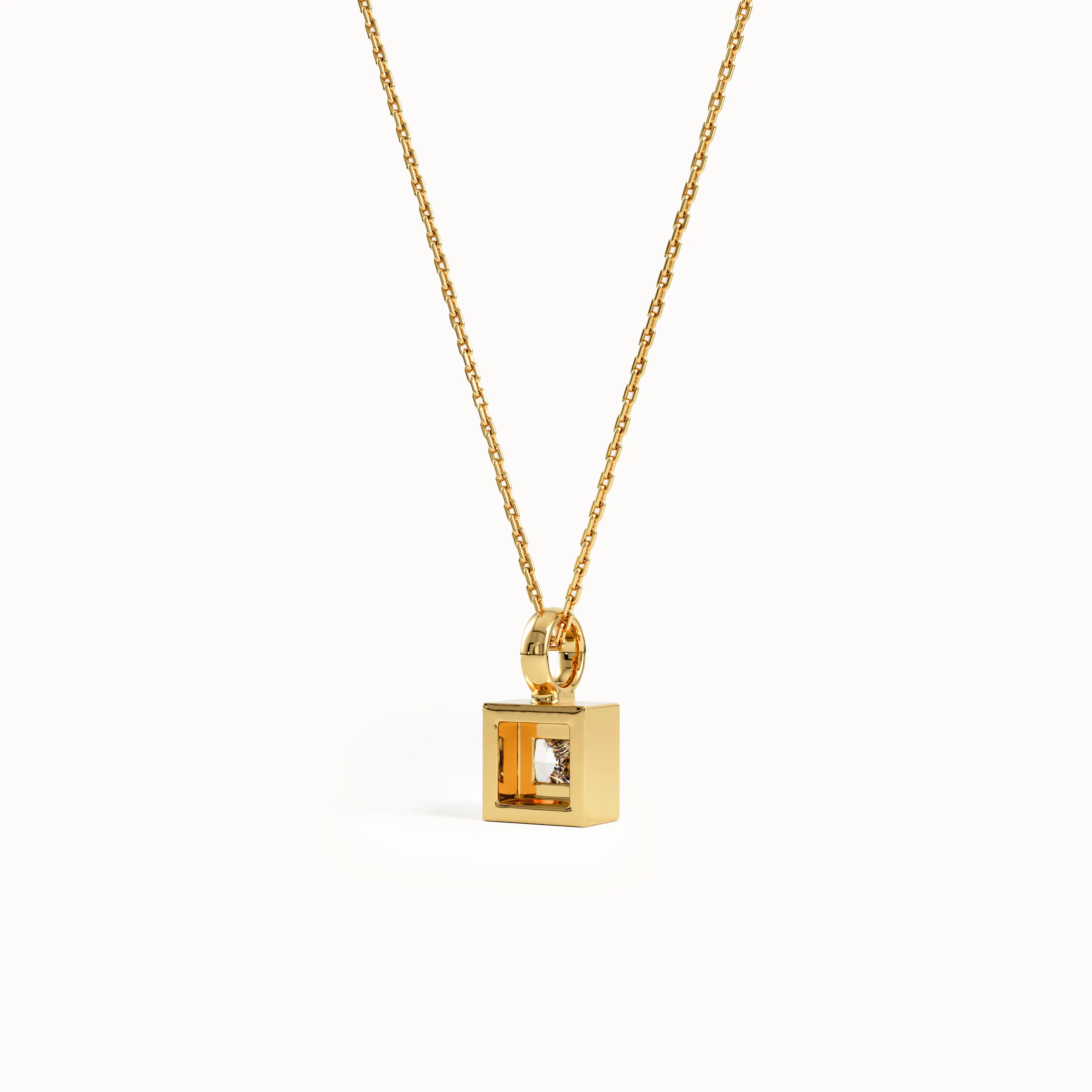 Princess Solitaire Necklace My Store