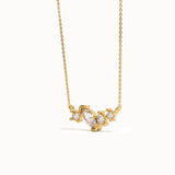 Cluster Diamond Necklace My Store