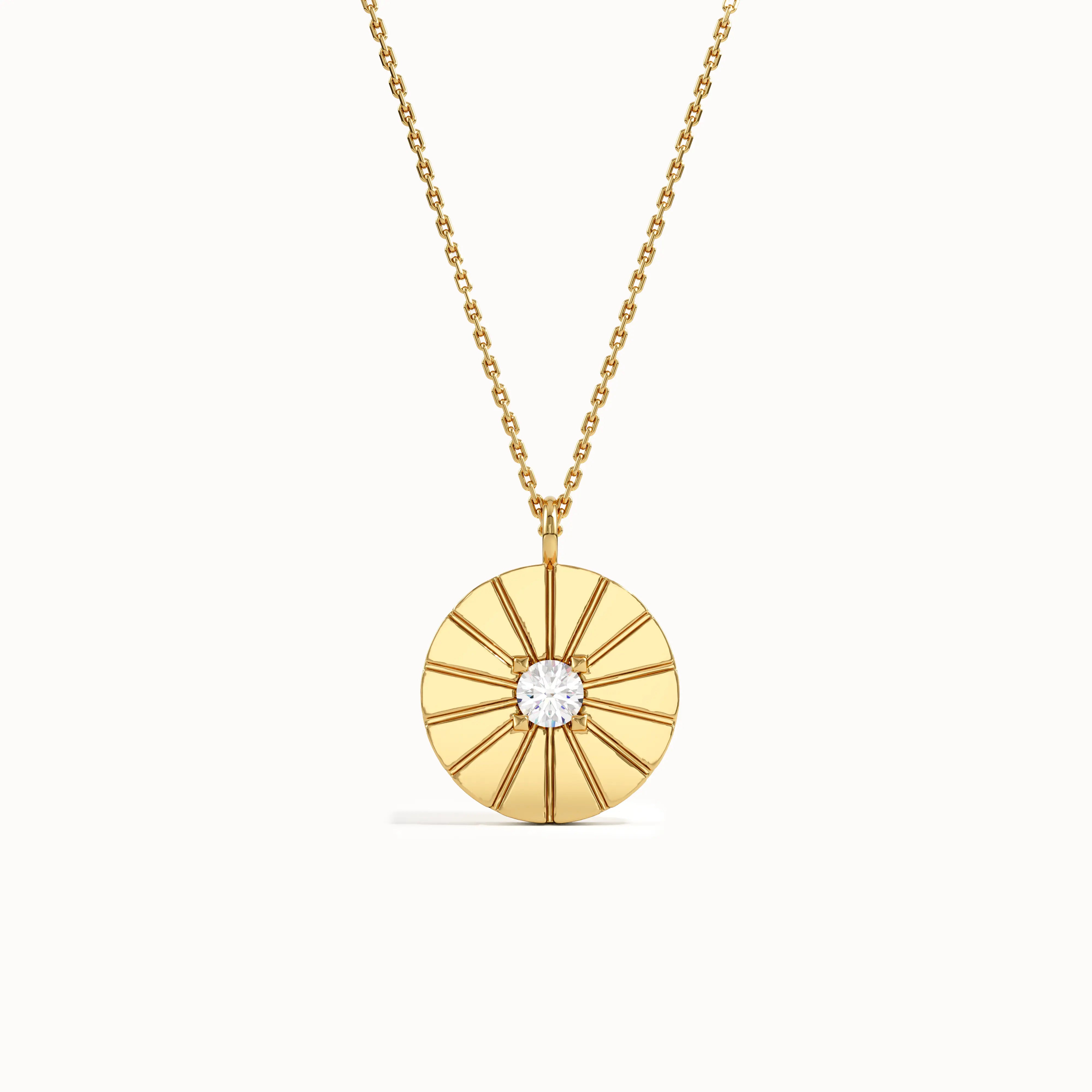 Sun Coin Necklace My Store