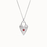 Birthstone Heart Necklace My Store