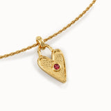 Birthstone Heart Necklace My Store