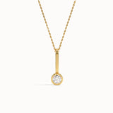 Solo Diamond Pendant Necklace