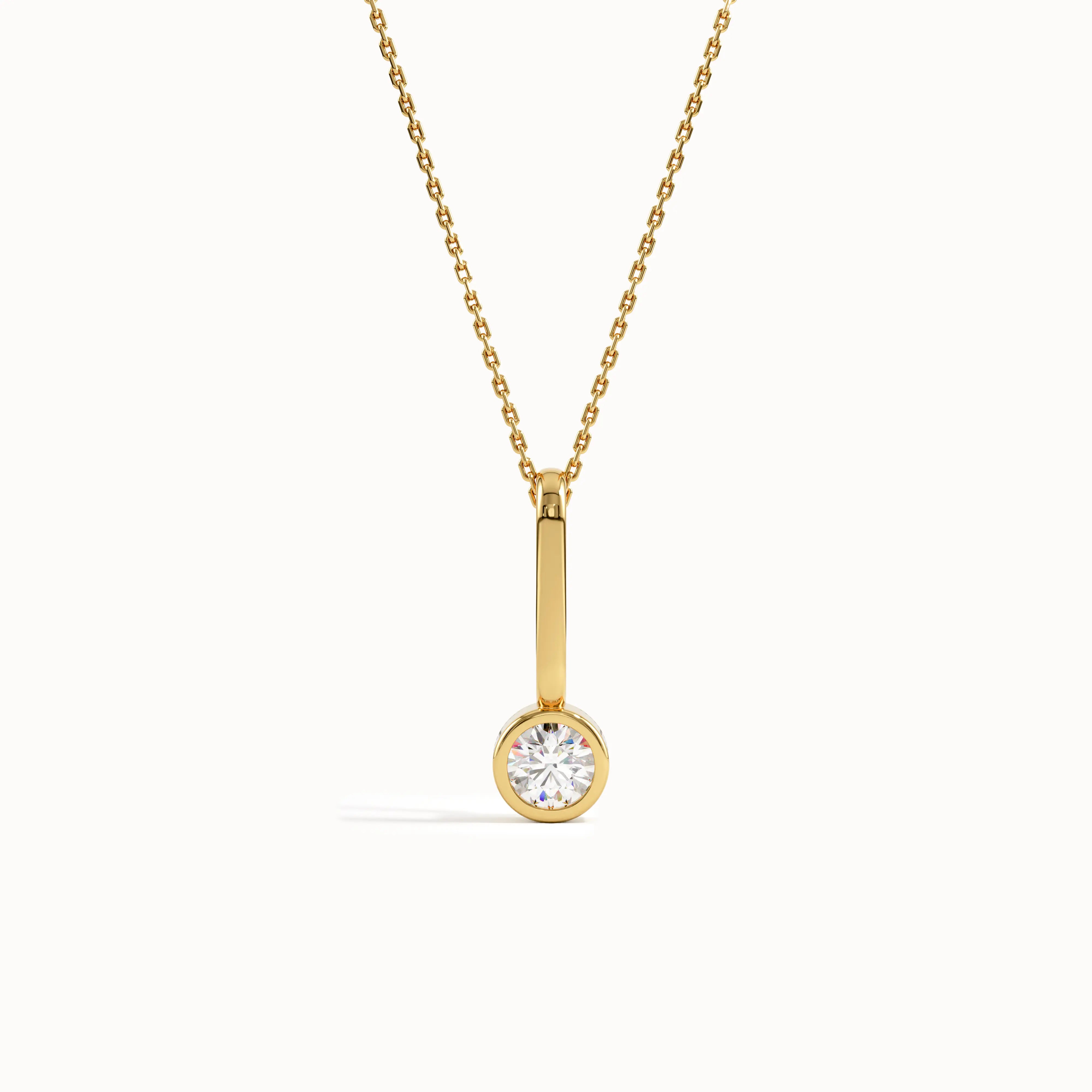 Solo Diamond Pendant Necklace My Store