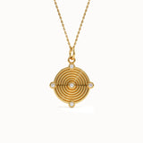 Circles Round Pendant Necklace