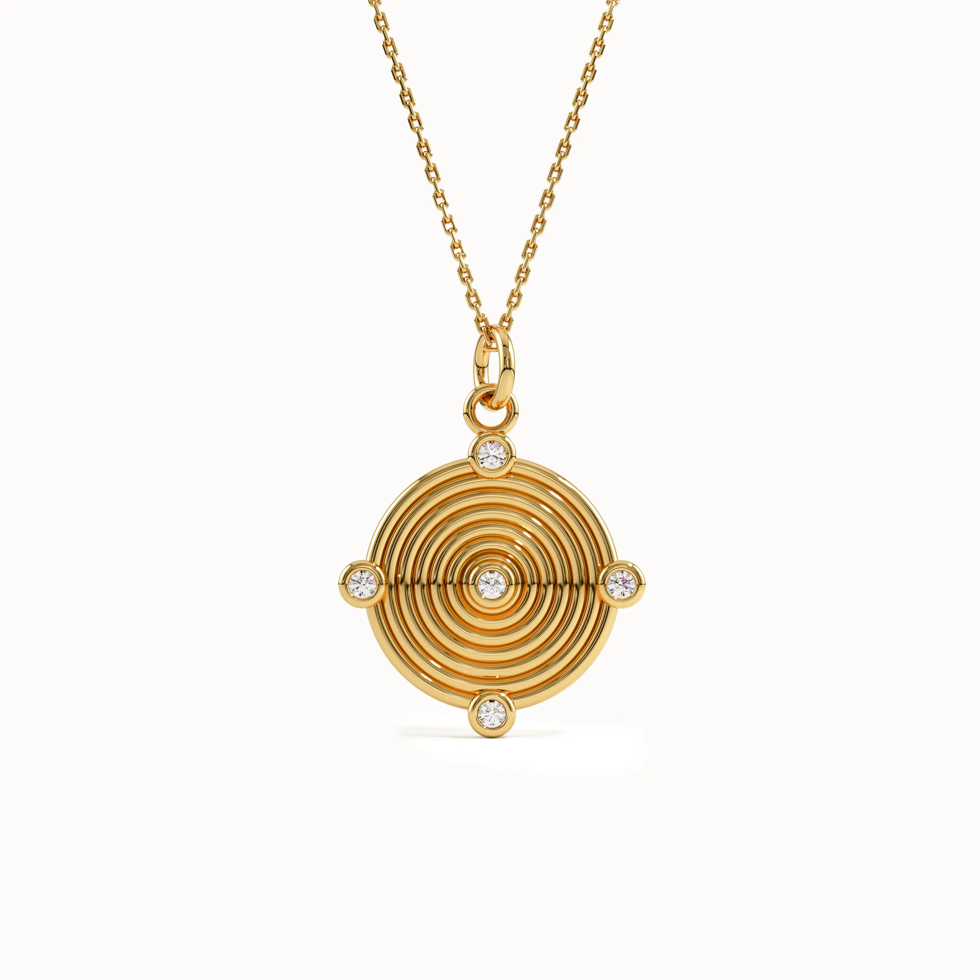 Circles Round Pendant Necklace My Store