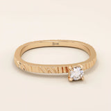 Moissanite Promise Ring for Women - BRENNMORE 