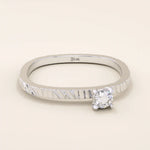Moissanite Promise Ring for Women - BRENNMORE 