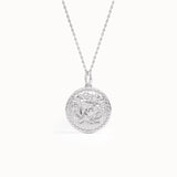 Gold Water Lily Pendant Necklace - BRENNMORE 