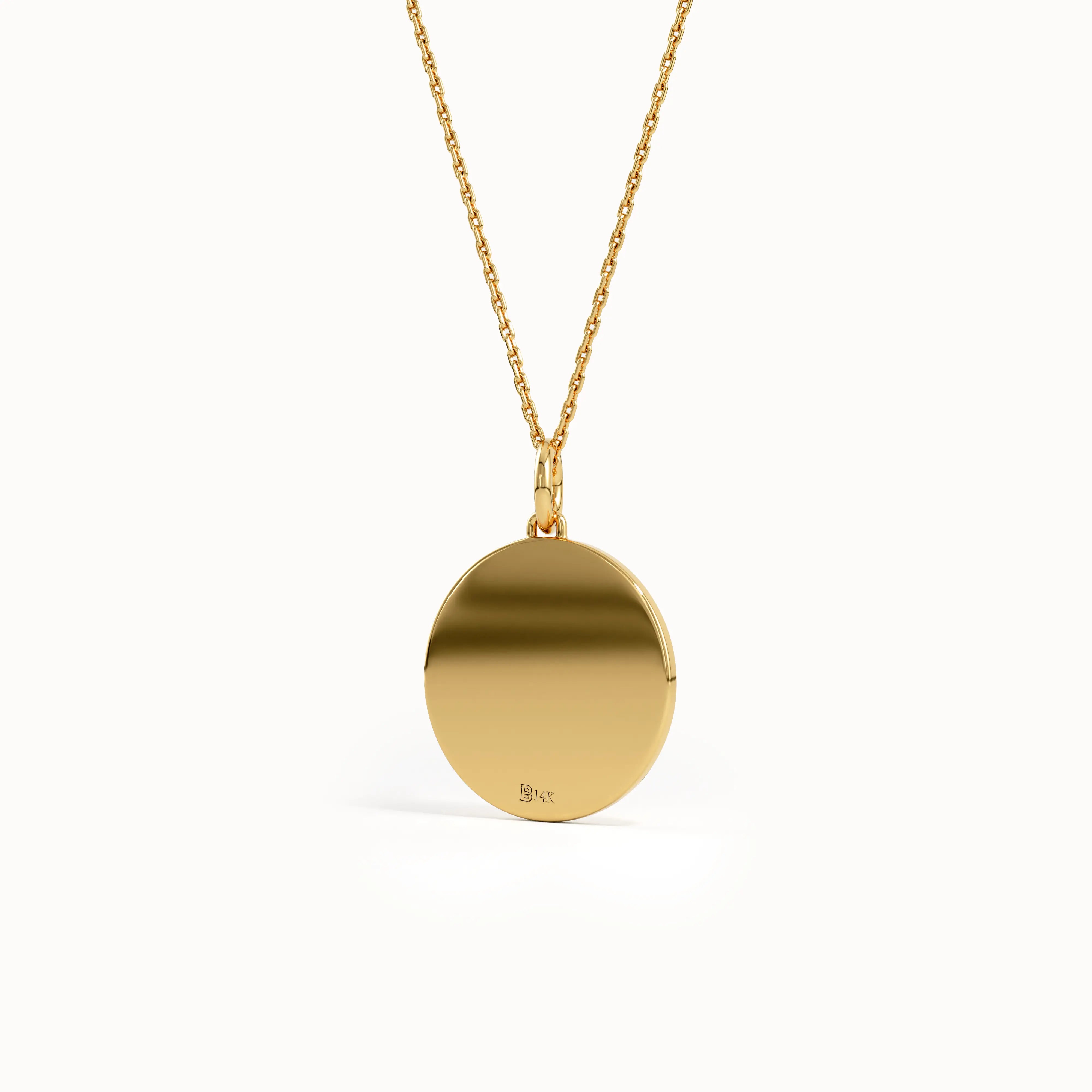 Gold Water Lily Pendant Necklace - BRENNMORE 
