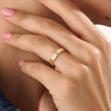 Line Wedding Band