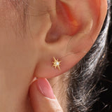 Vermeil Star Stud Earrings