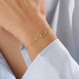 Interlocked Chain Bracelet