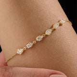 Sparkling 14k Gold Vermeil Bracelet - BRENNMORE 