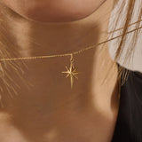 North Star Pendant Necklace for Women