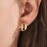 Unique Band Half Hoop Earrings