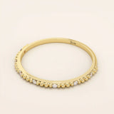 Ultra thin 14k solid gold stacking ring with a delicate beaded band texture. Minimalist and perfect for layering.