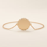 Engravable Birth Flower Bracelet