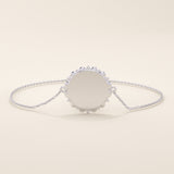 Engravable Birth Flower Bracelet