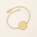 Engravable Birth Flower Bracelet