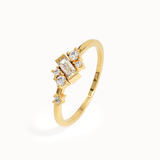 Lab Diamond Baguette Promise Ring - view 3