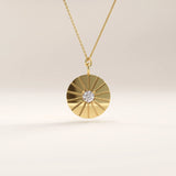 14k Gold Coin Vermeil Necklace