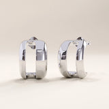 14k Gold Unique Band Vermeil Earrings