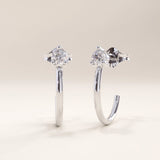 14k Gold Solo Hoop Vermeil Earrings