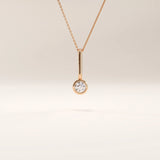 Unique Solo 14k Gold Vermeil Necklace