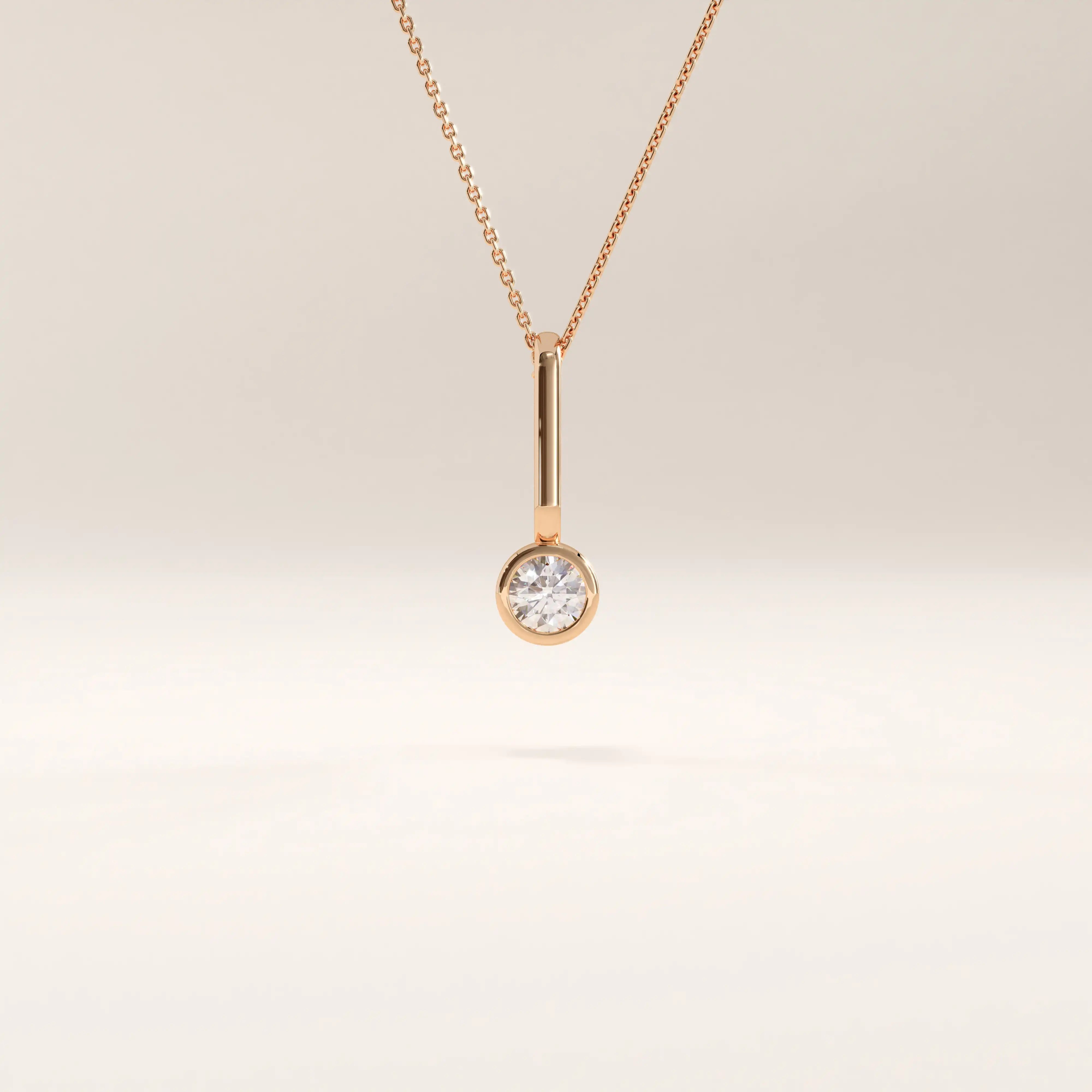 Unique Solo 14k Gold Vermeil Necklace