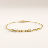 Sparkling 14k Gold Vermeil Bracelet