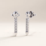 14k Gold Arrow Dangle Vermeil Earrings - BRENNMORE 