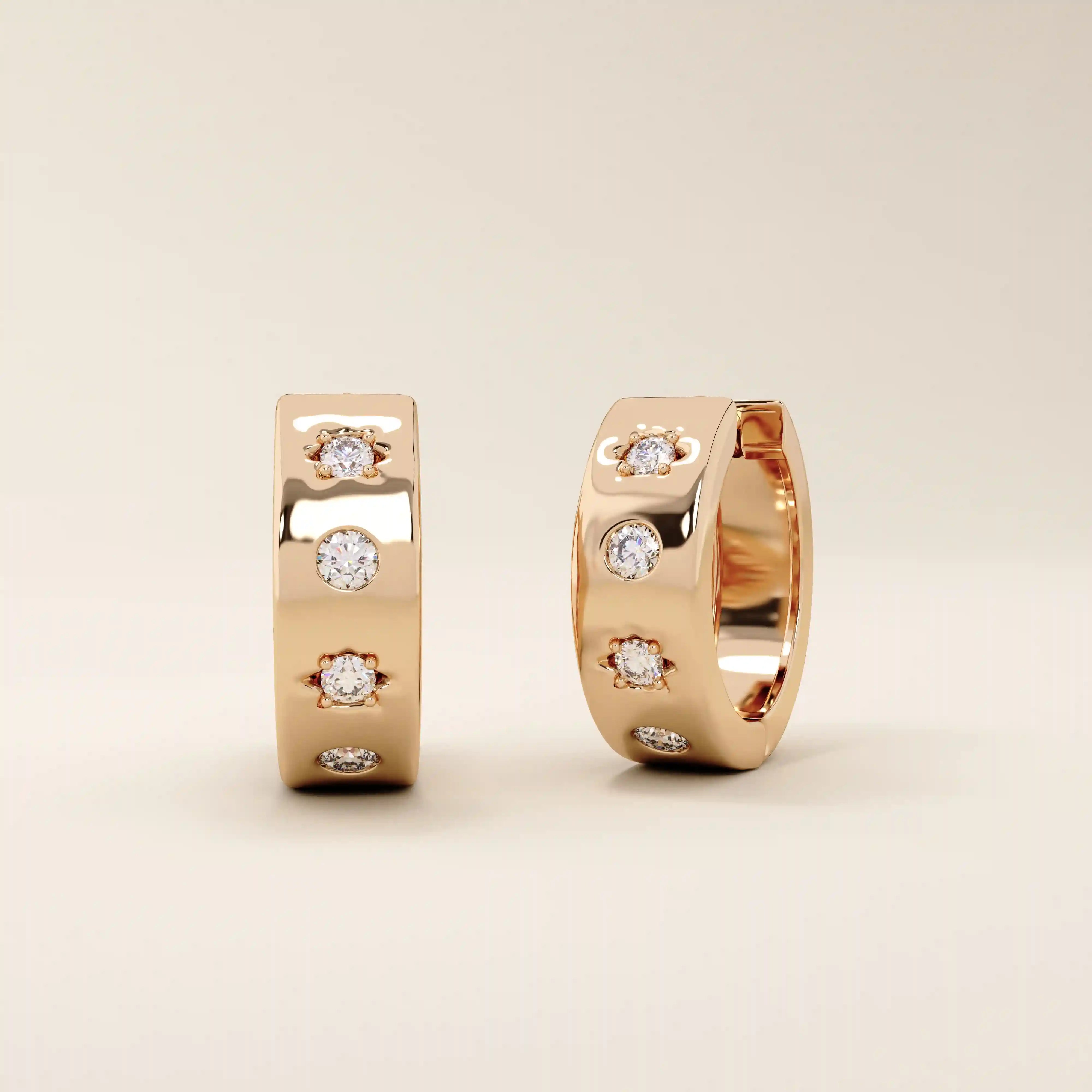 CELESTIAL DOME EARRING IN GOLD