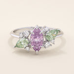 Lilac Chalcedony Engagement Ring - BRENNMORE 