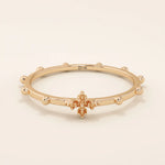 14k solid gold small cross rosary praying ring 