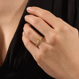 DOME MILGRAIN PLAIN 14K SOLID YELLOW GOLD ALLIANCE UNISEX WEDDING BAND