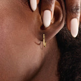 U Shape Hoop Earrings