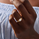 Celtic Solitaire Engagement Ring in Gold