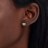 PLAIN EVIL EYE PIERCING IN 14K SOLID GOLD