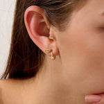 PLAIN EVIL EYE PIERCING IN 14K SOLID GOLD