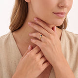Oval Sapphire Dome Engagement Ring