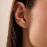 FEATHER PIERCING IN 14K SOLID GOLD FOR WOMEN