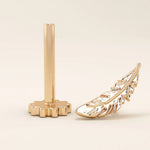 FEATHER PIERCING IN 14K SOLID GOLD FOR WOMEN