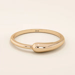 14K SOLID YELLOW GOLD DROP STATEMENT RING FOR WOMEN
