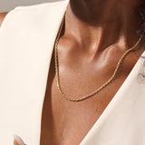 Rolo Chain Necklace in 14k Gold