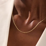 14k Gold Mariner Chain Necklace