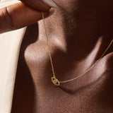 Evil Eye Necklace in Gold