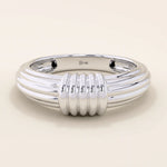 PLAIN KNOT DOME RING IN 14K SOLID YELLOW GOLD