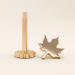 MAPLE LEAF PIERCING IN 14K SOLID GOLD