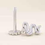 unisex MINIMALIST SNAKE PIERCING in 14k solid gold