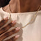 14k solid rose white yellow gold beaded chain necklace for women